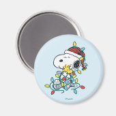 Erdnüsse | Weihnachts-Liebe und Lichter Magnet (Vorderseite/Rückseite)