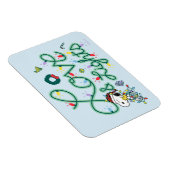 Erdnüsse | Weihnachts-Liebe und Lichter Magnet (Rechte Seite)