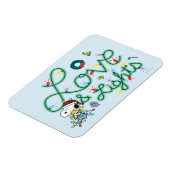 Erdnüsse | Weihnachts-Liebe und Lichter Magnet (Linke Seite)