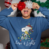 Erdnüsse | Weihnachts-Liebe und Lichter Sweatshirt
