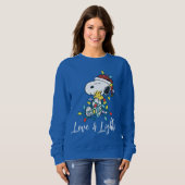 Erdnüsse | Weihnachts-Liebe und Lichter Sweatshirt (Vorne ganz)