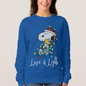 Erdnüsse | Weihnachts-Liebe und Lichter Sweatshirt (Vorderseite)