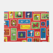 Erdnüsse | Weihnachts-Postage-Briefmarke Muster Fußmatte (Vorderseite)