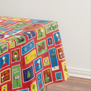 Erdnüsse Weihnachts-Postage-Briefmarke Muster Tischdecke