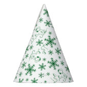 Erdnüsse | Weihnachts-Snoopy Let It Snow Pattern Partyhütchen (Links)