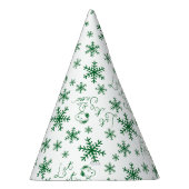 Erdnüsse | Weihnachts-Snoopy Let It Snow Pattern Partyhütchen (Rechts)