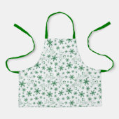 Erdnüsse | Weihnachts-Snoopy Let It Snow Pattern Schürze (Vorderseite)