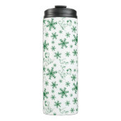 Erdnüsse | Weihnachts-Snoopy Let It Snow Pattern Thermosbecher (Vorderseite)