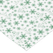 Erdnüsse | Weihnachts-Snoopy Let It Snow Pattern Tischdecke (Schrägansicht)