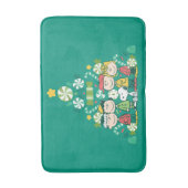 Erdnüsse | Weihnachtsbaum Peppermint Badematte (Vorderseite Vertikal)