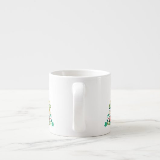 Erdnüsse | Weihnachtsbaum Peppermint Espressotasse (Rückseite)