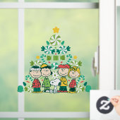 Erdnüsse | Weihnachtsbaum Peppermint Fensteraufkleber (Zuhause)