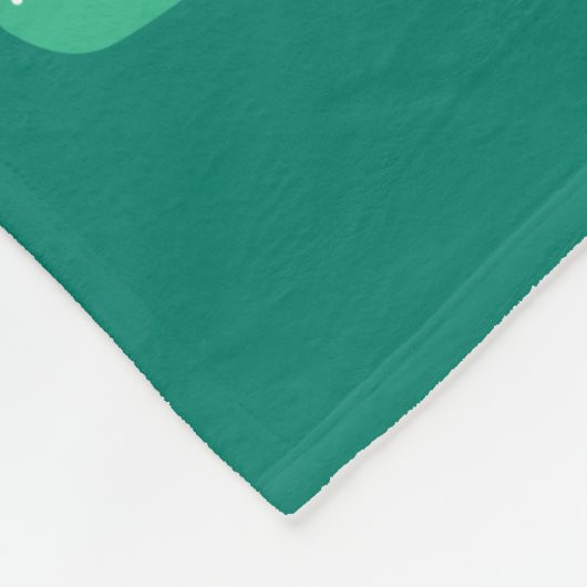 Erdnüsse | Weihnachtsbaum Peppermint Fleecedecke (Ecke)