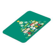 Erdnüsse | Weihnachtsbaum Peppermint Magnet (Linke Seite)