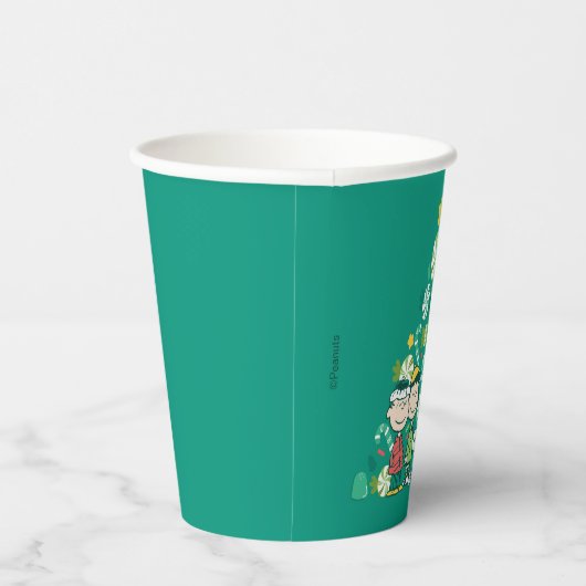 Erdnüsse | Weihnachtsbaum Peppermint Pappbecher (Rechts)