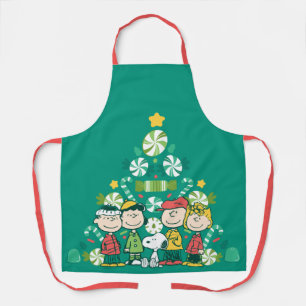 Erdnüsse   Weihnachtsbaum Peppermint Schürze