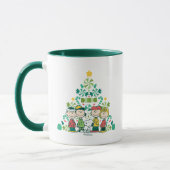 Erdnüsse | Weihnachtsbaum Peppermint Tasse (Links)