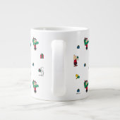 Erdnüsse | Weihnachtsgeschenk Muster Jumbo-Tasse (Rückseite)
