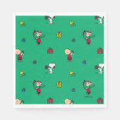 Erdnüsse | Weihnachtsgeschenk Muster Serviette (Vorderseite)