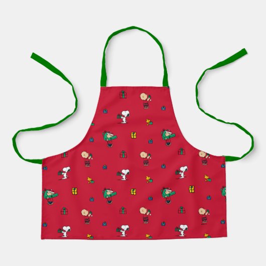 Erdnüsse | Weihnachtsgeschenk Rot Schürze (Vorderseite)