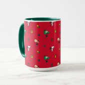 Erdnüsse | Weihnachtsgeschenk Rot Tasse (Vorderseite Links)