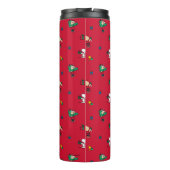 Erdnüsse | Weihnachtsgeschenk Rot Thermosbecher (Rückseite)