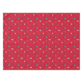 Erdnüsse | Weihnachtsgeschenk Rot Tischdecke (Vorderseite (Horizontal))
