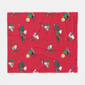 Erdnüsse | Weihnachtsgeschenkmuster Fleecedecke (Vorderseite (Horizontal))