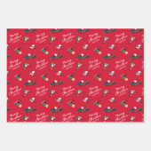 Erdnüsse | Weihnachtsgeschenkmuster Geschenkpapier Set (Vorderseite 2)