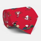 Erdnüsse | Weihnachtsgeschenkmuster Krawatte (Gerollt)