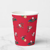 Erdnüsse | Weihnachtsgeschenkmuster Pappbecher (Links)