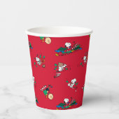 Erdnüsse | Weihnachtsgeschenkmuster Pappbecher (Vorderseite)