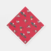 Erdnüsse | Weihnachtsgeschenkmuster Serviette (Ecke)