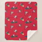 Erdnüsse | Weihnachtsgeschenkmuster Sherpadecke (Vorderseite)