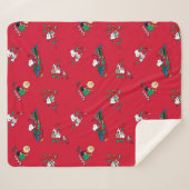 Erdnüsse | Weihnachtsgeschenkmuster Sherpadecke (Vorderseite (Horizontal))