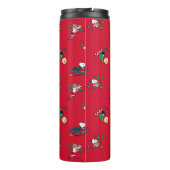 Erdnüsse | Weihnachtsgeschenkmuster Thermosbecher (Rückseite)