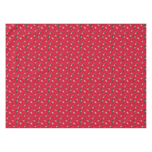 Erdnüsse | Weihnachtsgeschenkmuster Tischdecke (Vorderseite (Horizontal))