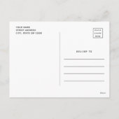 Erdnüsse | Weihnachtsverkehr Postkarte (Rückseite)