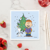 Erdnüsse | Weihnachtsverkehr Serviette (Beispiel)