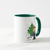 Erdnüsse | Weihnachtsverkehr Tasse (VorderseiteRechts)