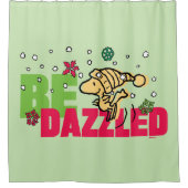 Erdnüsse | Weihnachtswald kann getanzt werden Duschvorhang (Vorderseite)