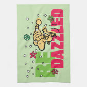 Erdnüsse | Weihnachtswald kann getanzt werden Geschirrtuch (Vertikal)