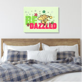 Erdnüsse | Weihnachtswald kann getanzt werden Leinwanddruck (Insitu (Schlafzimmer))