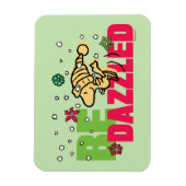 Erdnüsse | Weihnachtswald kann getanzt werden Magnet (Vertikal)