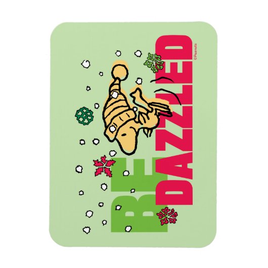 Erdnüsse | Weihnachtswald kann getanzt werden Magnet (Vertikal)