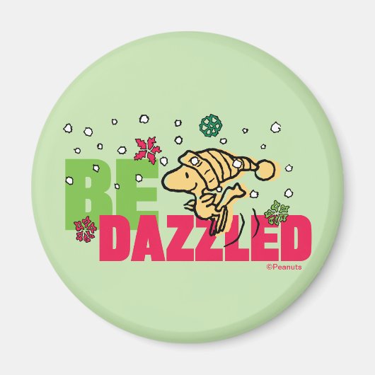 Erdnüsse | Weihnachtswald kann getanzt werden Magnet (Vorne)