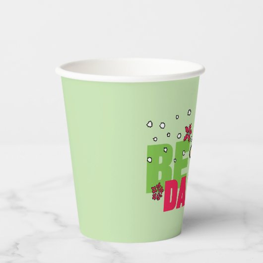 Erdnüsse | Weihnachtswald kann getanzt werden Pappbecher (Vorderseite)