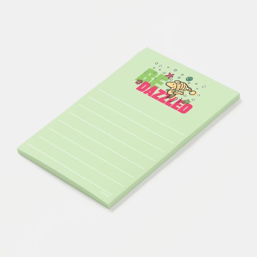 Erdnüsse | Weihnachtswald kann getanzt werden Post-it Klebezettel (angewinkelt)