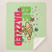 Erdnüsse | Weihnachtswald kann getanzt werden Sherpadecke (Vorderseite)