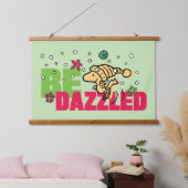 Erdnüsse | Weihnachtswald kann getanzt werden Wandteppich Mit Holzrahmen (Schlafzimmer)